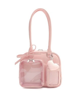 WEGO 【痛バ＆推し活グッズ】きらふわぬい痛ボストンバッグ ピンク