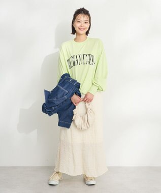 CRAFT STANDARD BOUTIQUE ポコポコワッシャースカート Ivory