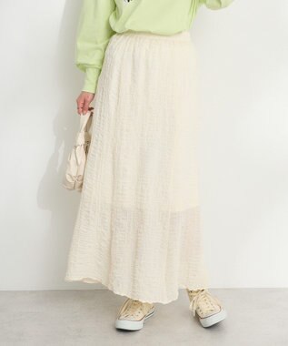 CRAFT STANDARD BOUTIQUE ポコポコワッシャースカート Ivory