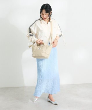 CRAFT STANDARD BOUTIQUE ポコポコワッシャースカート Sax