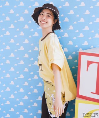 earth music&ecology 【予約】リンガーTシャツ/TOY STORY ブラウン