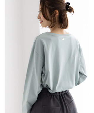 Te chichi 【泉 里香さん着用・Oggi.jp10/23掲載】シルケットロングスリーブTシャツ