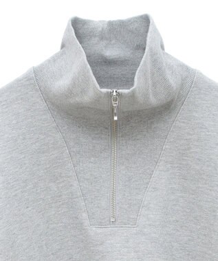 AMERICAN HOLIC ハーフＺＩＰスウェット2 Light Gray Mixture