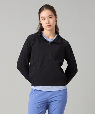 Chacott ランナーズハーフジップジャケット ブラック