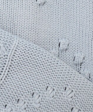 ANY KIDS ハート ニット カーディガン サックスブルー