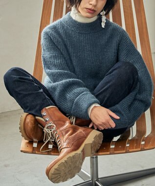 muuc 〈国産デニム〉〈S-XLサイズ展開〉〈ストレッチ素材〉〈ワンウォッシュで柔らかく軽い〉ストレートシルエットのジーンズパンツ ネイビー