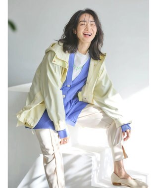 Green Parks 花粉防止　フーデッドブルゾン Yellow