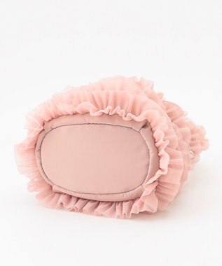 LA BAGAGERIE 【MONICA】チュールフリル2WAYバッグ ピンク