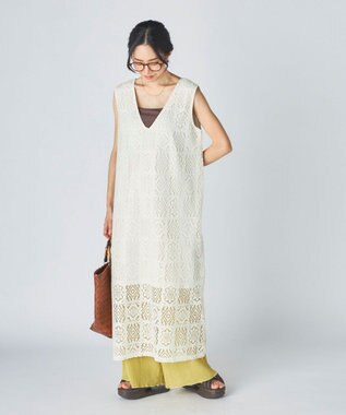 OP／FILA 【Ocean Pacific】レースノースリーブトップス