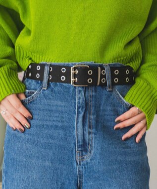 WEGO ダブルハトメベルト ブラック