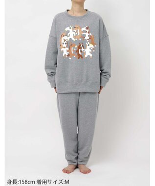 une nana cool 2026年お年賀「まるっとうまくいく」 【綿100%】パジャマ グレー