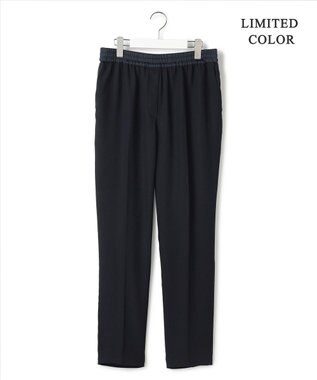 ICB L 【先行予約・WEB限定カラーあり】FluidBackSatin ドロストパンツ ネイビー［WEB限定］