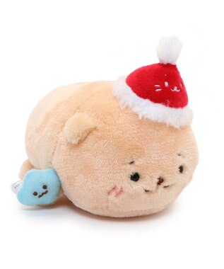Mother garden しろたん サンタ帽子 手のりマスコット 《らっこいぬ》単品