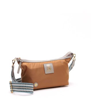 A.D.M.J. 【撥水】デービス＆牛革/マーキスクロスボディ WALNUT