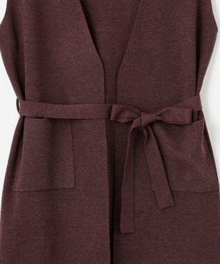 ANY マシュマロニットジレ チョコレート