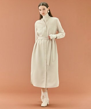 BEIGE， 【WEB限定・洗える】DUPONT / ベルト付き3WAYワンピース Beige