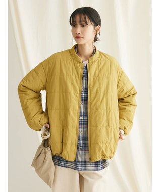 CRAFT STANDARD BOUTIQUE 蓄熱 スクエアキルトブルゾン Mustard