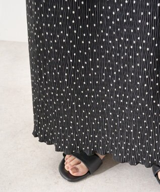 AMERICAN HOLIC ワッシャープリーツタイトスカート Dot