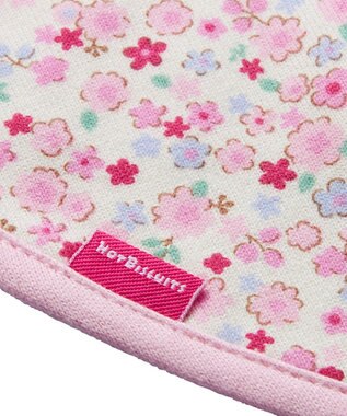 MIKI HOUSE HOT BISCUITS 花柄 スタイ はっ水 ピンク