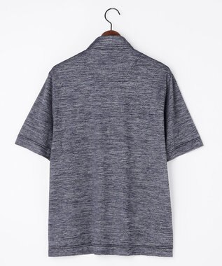 JOSEPH ABBOUD MOUNTAIN 【ゆったり】ドライクールスキンアウトドアポロシャツ ネイビー系