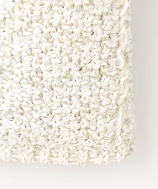 自由区 【カトリエムブーケ】Maille brillante ノーカラーアウター オフ