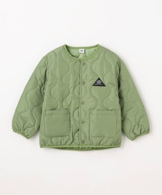 ANY KIDS 【洗濯機可能】中綿キルティング ジャケット カーキ