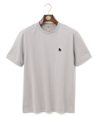 J.PRESS MEN 【一部店舗限定】バックブル ムカラTシャツ ライトグレー系