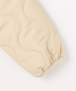 ANY KIDS 【洗濯機可能】中綿キルティング ジャケット ベージュ