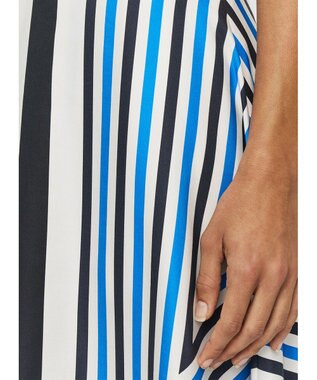 JOSEPH クレットプリント　フレアスカート Navy combo