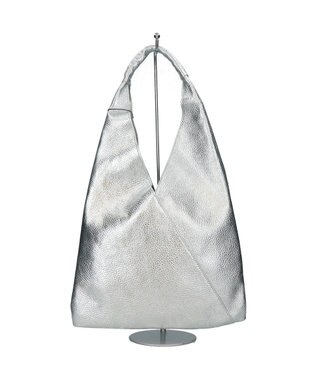 INTER-CHAUSSURES 【ANDREA CARDONE】ソフトカーブ ワンハンドルバッグ（レギュラー） シルバー