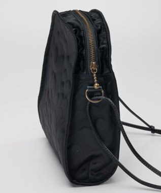 AND WOOL 【土の凹凸を表現したナイロン素材】テレイン ポシェット ブラック