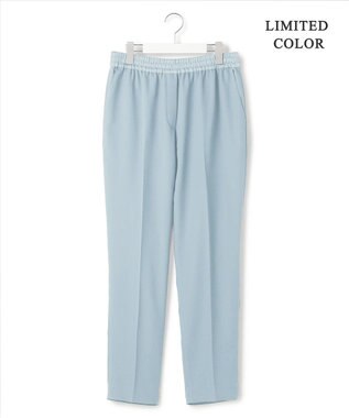 ICB L 【先行予約・WEB限定カラーあり】FluidBackSatin ドロストパンツ サックスグレー［WEB限定・総裏］