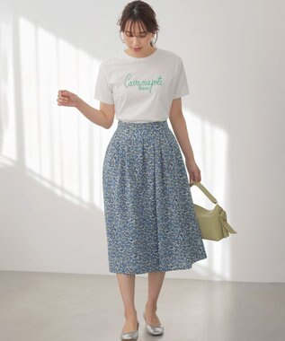 組曲 ロゴ刺繍 Ｔシャツ ホワイト系