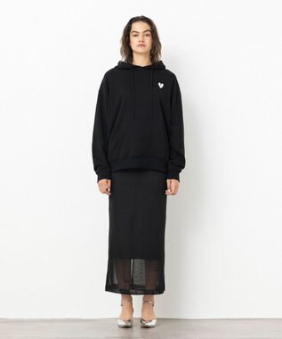 NAVE 【xNAVE】Six Sence Recordコラボ グラフィックフーディスウェット ブラック系