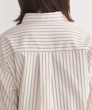 earth music&ecology Ｓｅｔ２点　ドロストショートシャツ＋キャミブラウス Beige