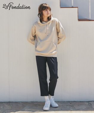 23区GOLF 【23Fondation/WOMEN】フーディ プルオーバー ベージュ系