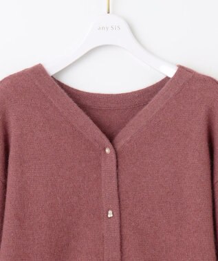 ANY SIS 【2WAY】ウールブレンド ニット ダスティーピンク