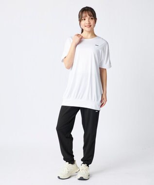 OP／FILA 【FILA】水陸両用フィットネスウェア 2点セット ホワイト