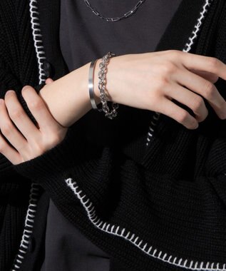 WEGO 【ユニセックス着用ITEM】M2Pステンレスバングルブレス 柄1