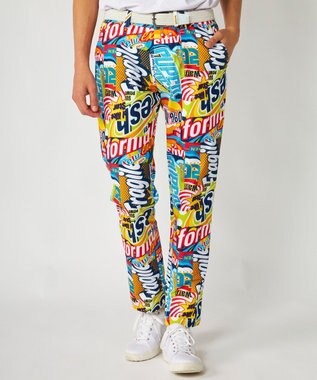 FILA GOLF／marie claire 【Loudmouth】柄ロングパンツ