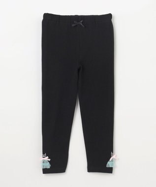 ANY KIDS ドレスモチーフ付きレギンス ブラック