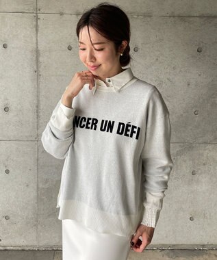 UNFILO L ボリュームスリーブ クロップドシャツ オフ