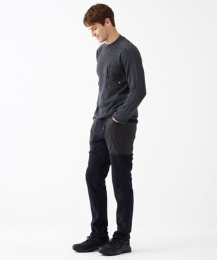 JOSEPH ABBOUD MOUNTAIN 【UNISEX】リサイクルウールポリ ニット グレー系