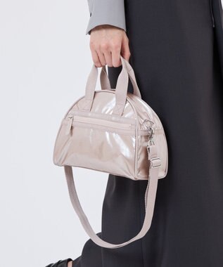 LeSportsac ROUND SM SATCHEL/ローズゴールドシャイン ローズゴールドシャイン