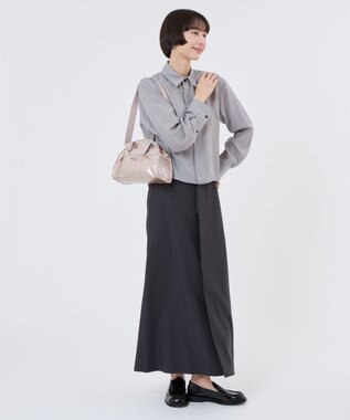 LeSportsac ROUND SM SATCHEL/ローズゴールドシャイン ローズゴールドシャイン