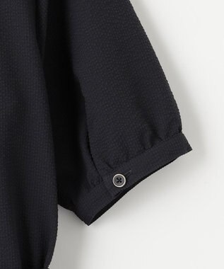 J.PRESS LADIES S 【洗える・吸水速乾】DRYライトサッカー ワンピース ネイビー系