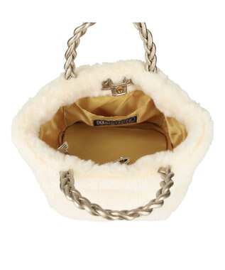 ROOTOTE 1262【エコファートート】LT.デリ.ファーバスケット-A 04：オフホワイト