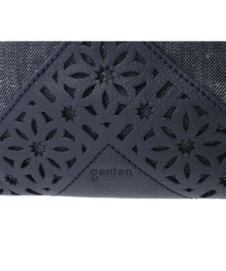 genten リノ トートバッグ大 ネイビー