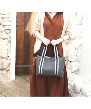  【2層バッグ / 色落ちしないデニム調生地】トート / REGALO