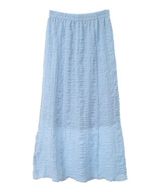 CRAFT STANDARD BOUTIQUE ポコポコワッシャースカート Sax